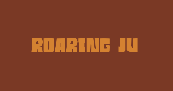 Roaring Jungle font thumbnail